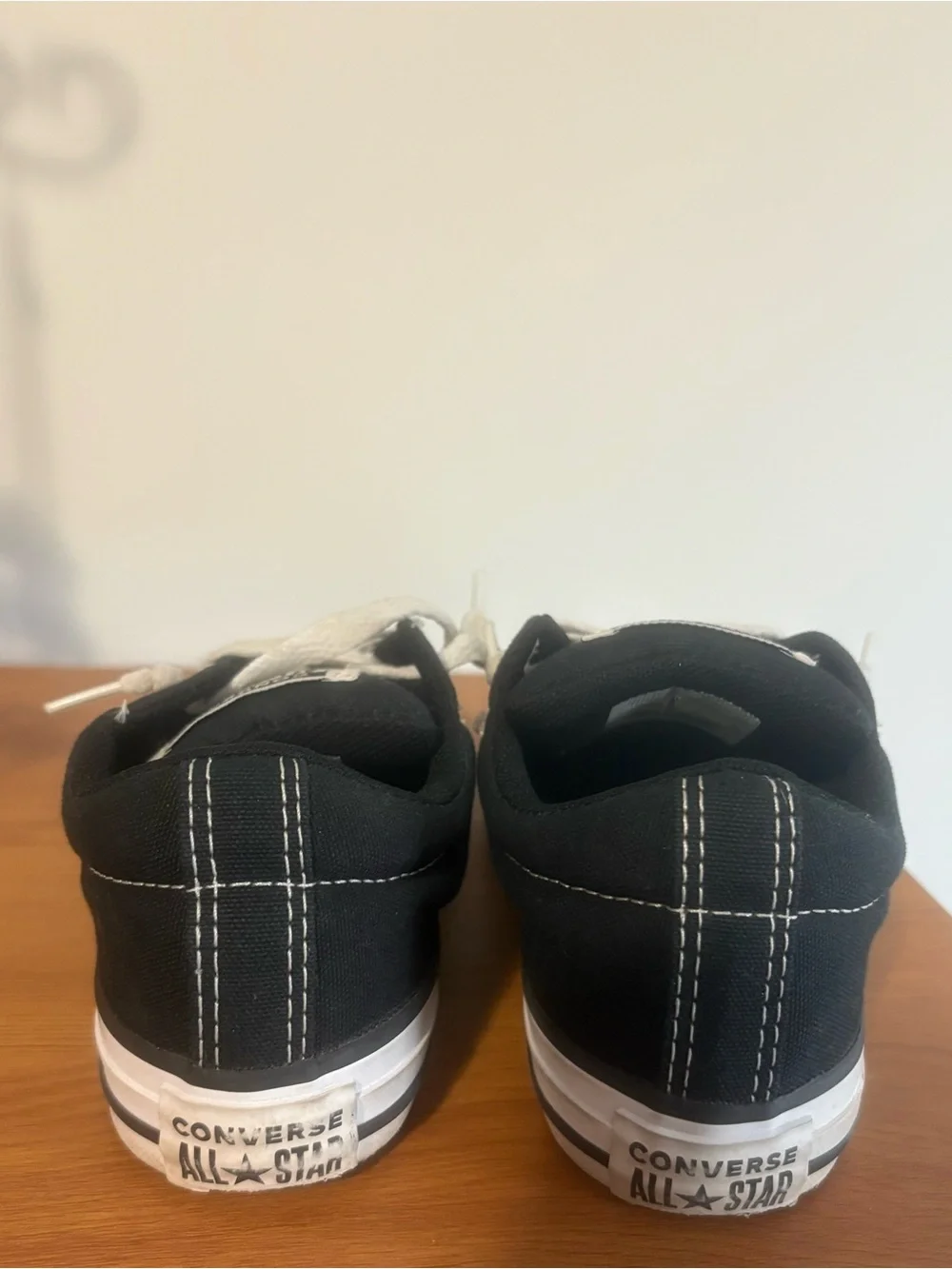 Converse Black and White Kids Low Top Sneakers